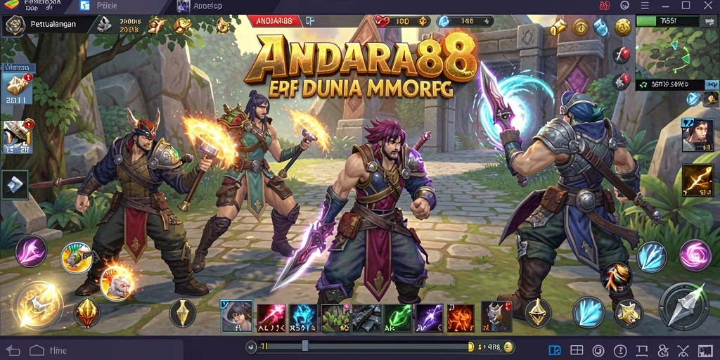 Tampilan gameplay ANDARA88 yang penuh aksi dan petualangan seru.