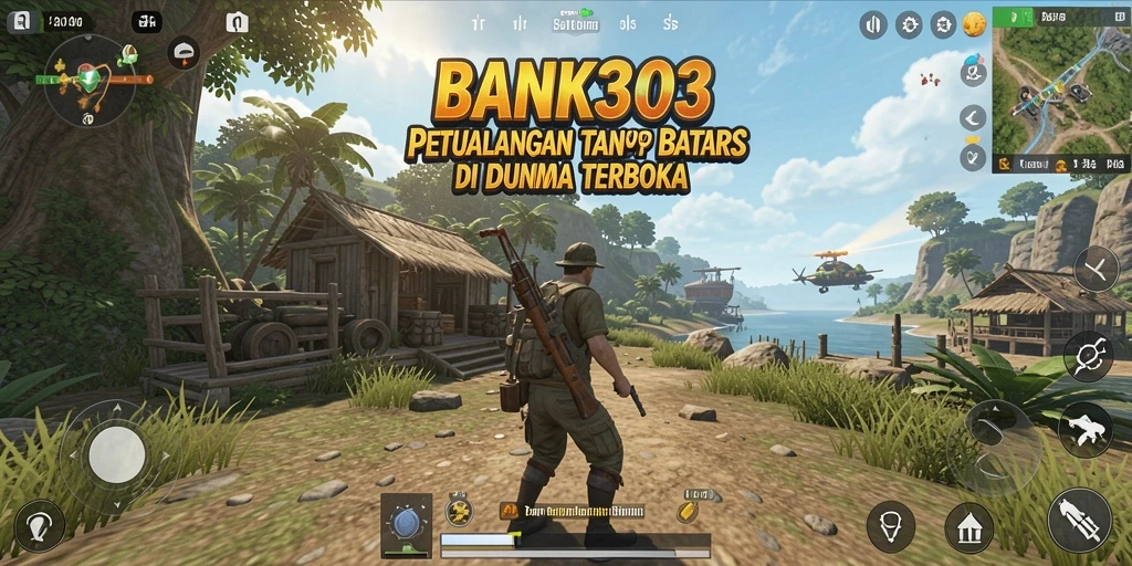 Tampilan gameplay BANK303 yang memukau dalam dunia terbuka.