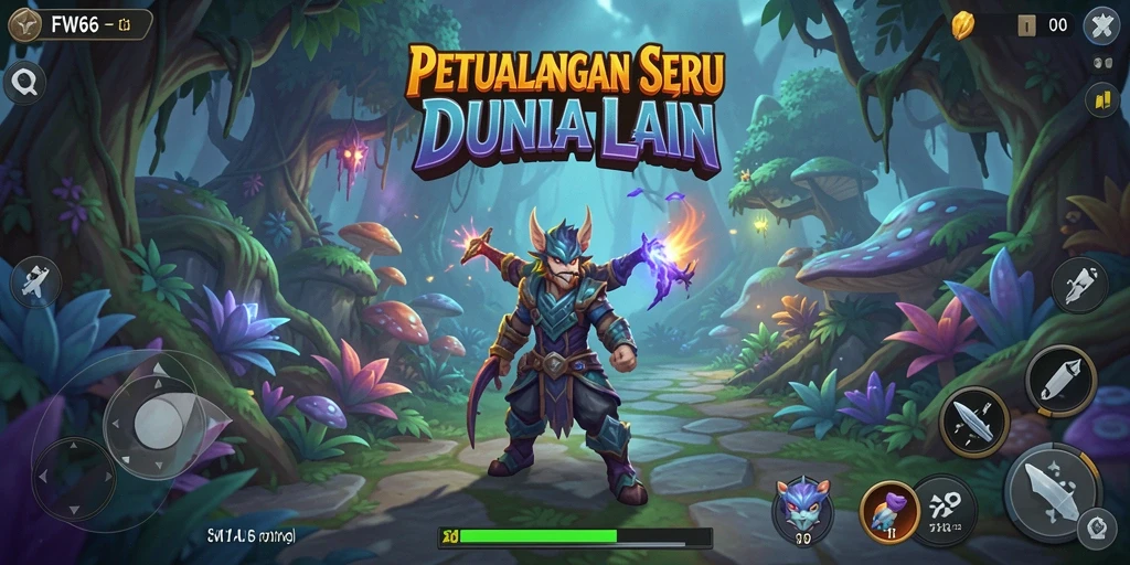 Screenshot gameplay FW66 menampilkan petualangan yang mendebarkan dan grafis menawan.