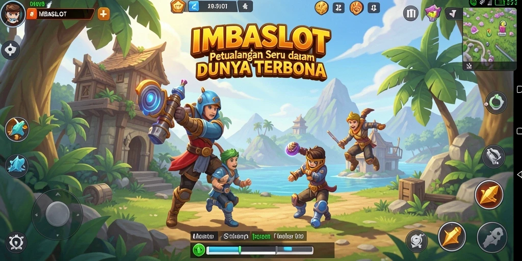 Tampilan screenshot IMBASLOT yang menampilkan aksi petualangan seru.
