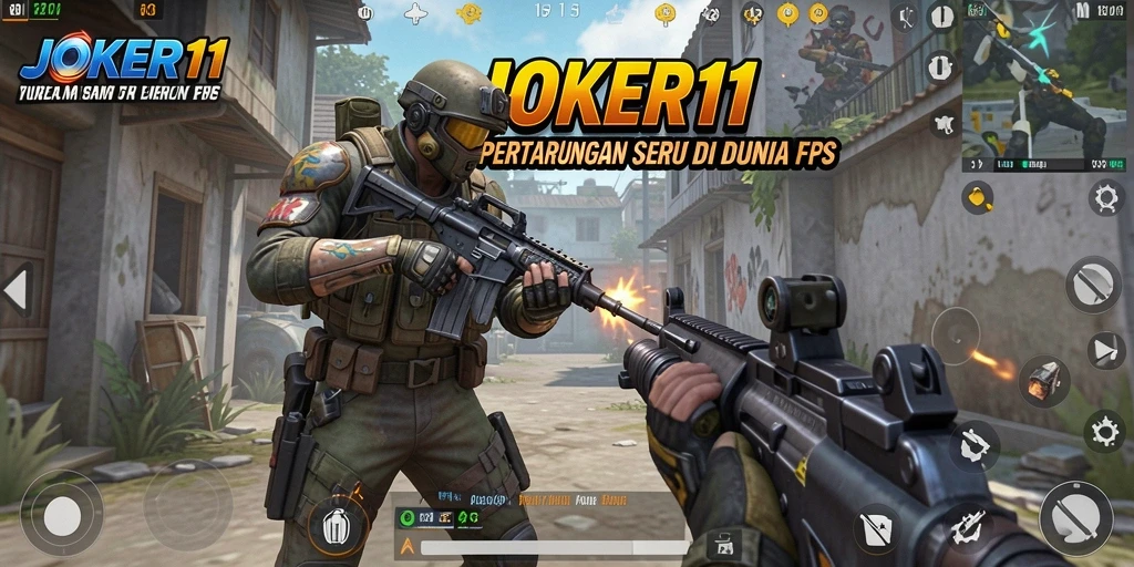 Gambaran aksi mendebarkan di dalam gameplay <strong>JOKER11</strong>.