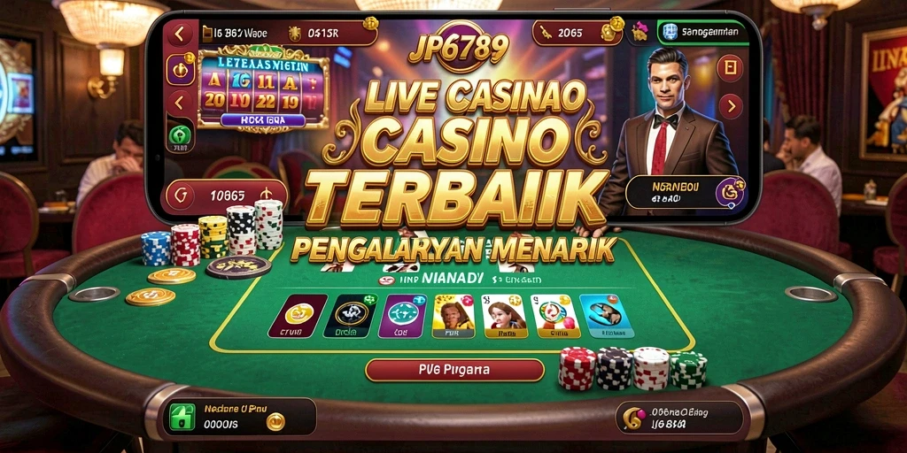 Tampilan gameplay seru di JP6789 Live Casino.