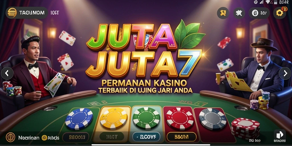 Tampilan gameplay Kasino JUTA7 yang mengasyikkan dan interaktif.