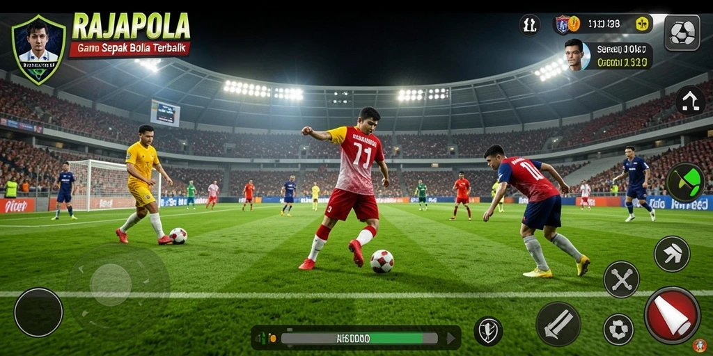 Tampilan gameplay RAJAPOLA yang memukau dan seru.
