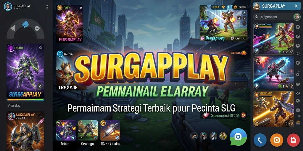 Screenshot SURGAPLAY menunjukkan aksi seru dalam gameplay SLG.