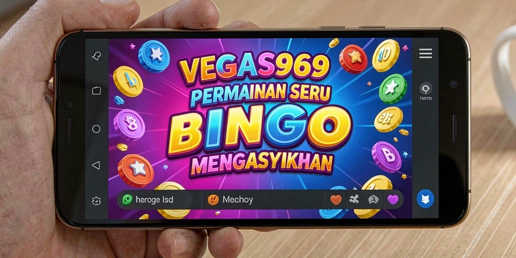 Tampilan gameplay Bingo yang penuh warna dan interaktif.