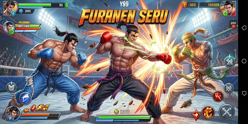 Tampilan menegangkan dalam pertarungan Y89 yang mendebarkan.