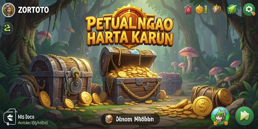 Screenshot gameplay ZORTOTO menampilkan eksplorasi yang mendebarkan.